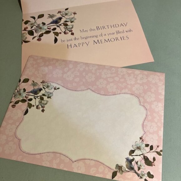 6 Birthday Cards New Beginnings Collection Detailed Envelopes 7.5x5.5 Floral - Picture 10 of 12